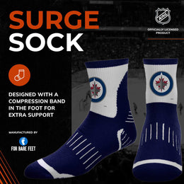 Winnipeg Jets NHL Youth Surge Socks - Navy