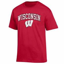 Wisconsin Badgers NCAA Adult Gameday Cotton T-Shirt - Red