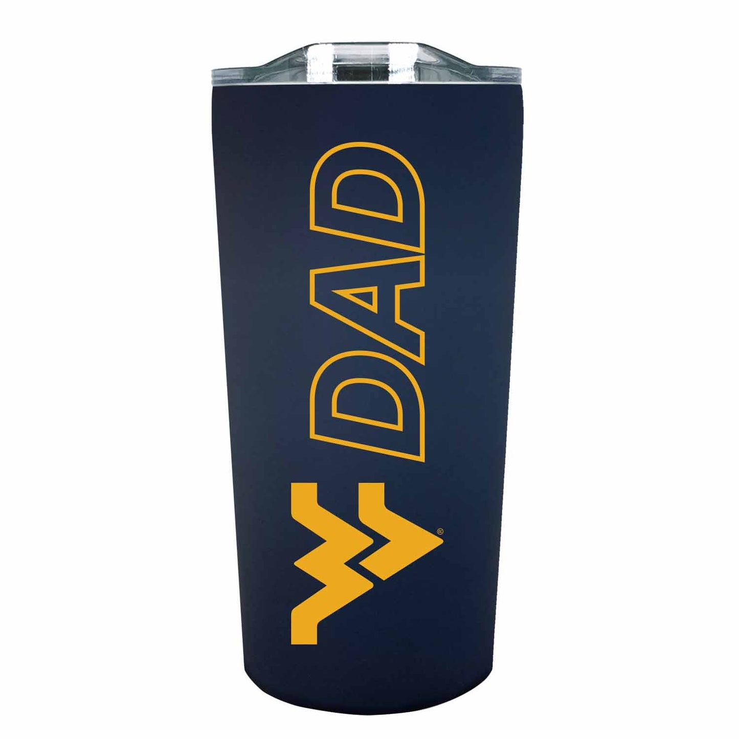 West Virginia Mountaineers NCAA Stainless Steel Travel Tumbler for Dad - Navy