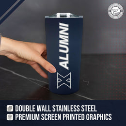 Xavier Musketeers Collegiate Stainless Steel Travel Tumbler for Alumni - Navy