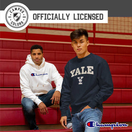 Yale Bulldogs Adult Tackle Twill Crewneck - Navy
