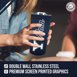 Yale Bulldogs NCAA Stainless Steel Travel Tumbler for Mom - Navy