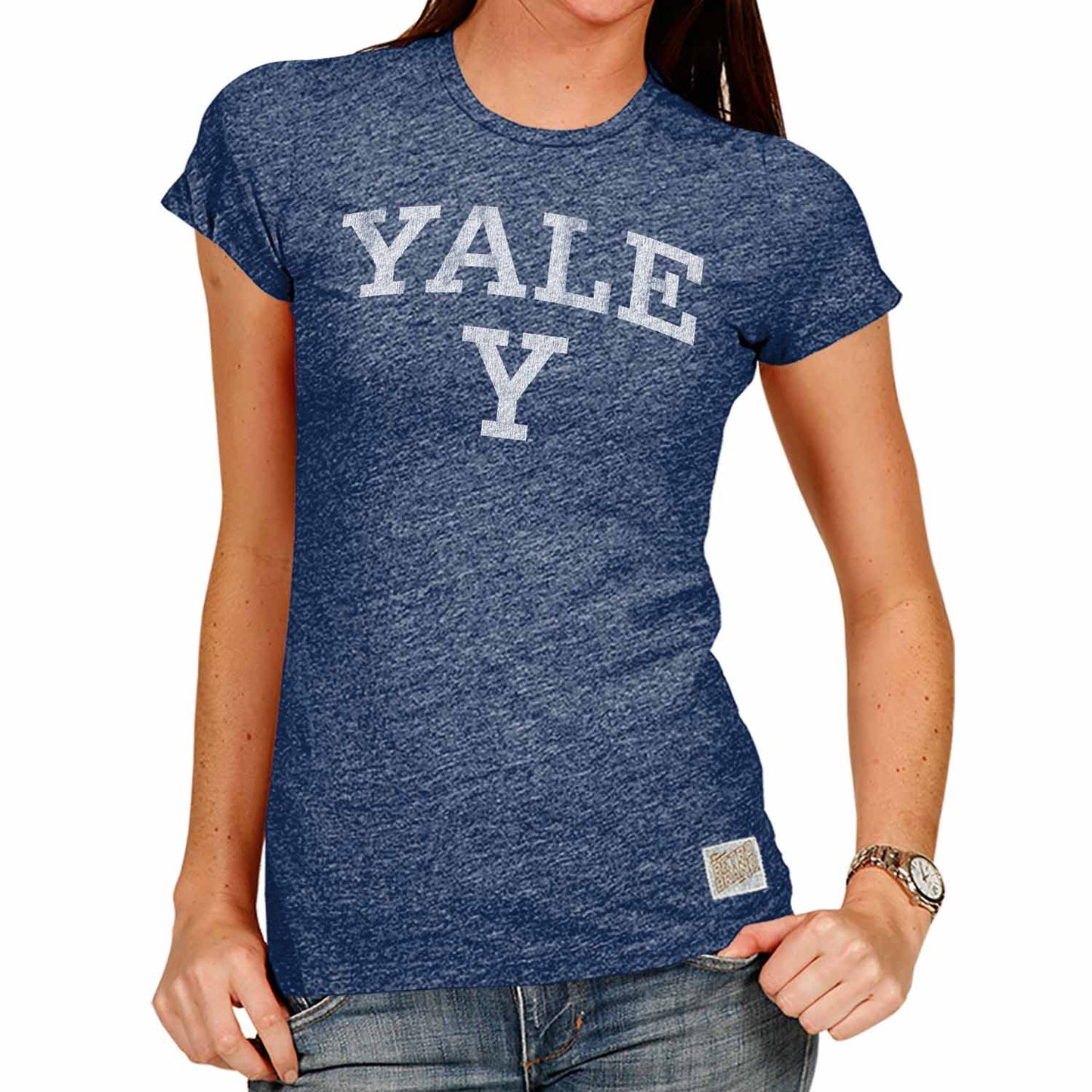 Yale Bulldogs University Women's T-Shirt  - Navy