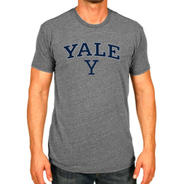 Yale Bulldogs NCAA Adult Gameday Cotton T-Shirt - Gray