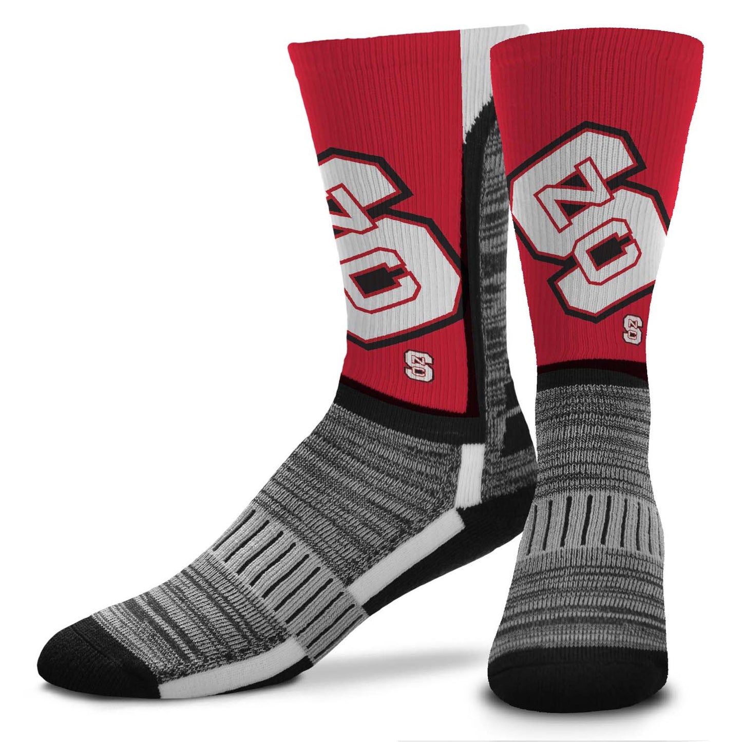 NC State Wolfpack NCAA Adult State and University Crew Socks - Red
