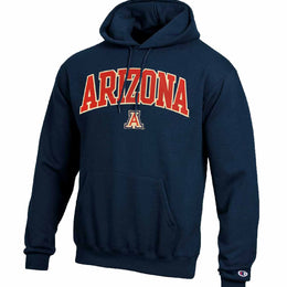 Arizona Wildcats Champion Adult Tackle Twill Hooded Sweatshirt - Navy