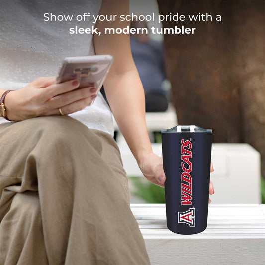 Arizona Wildcats NCAA Stainless Steel Tumbler perfect for Gameday - Navy