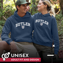 Butler Bulldogs Adult Arch & Logo Soft Style Gameday Hooded Sweatshirt - Navy