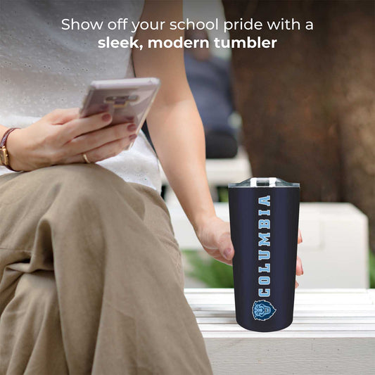 Columbia Lions NCAA Stainless Steel Tumbler perfect for Gameday - Navy