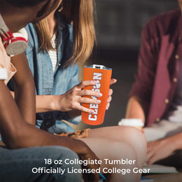 Clemson Tigers NCAA Stainless Steel Tumbler perfect for Gameday - Orange