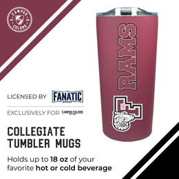Fordham Rams NCAA Stainless Steel Tumbler perfect for Gameday - Maroon