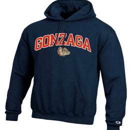 Gonzaga Bulldogs Champion Adult Tackle Twill Hooded Sweatshirt - Navy