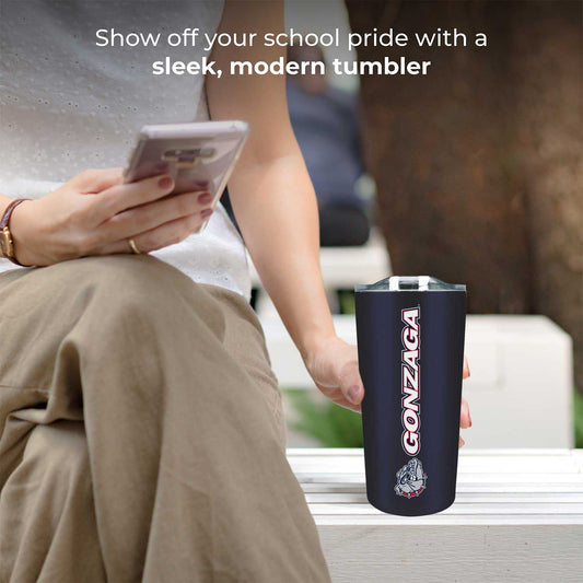 Gonzaga Bulldogs NCAA Stainless Steel Tumbler perfect for Gameday - Navy