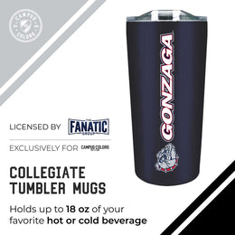 Gonzaga Bulldogs NCAA Stainless Steel Tumbler perfect for Gameday - Navy