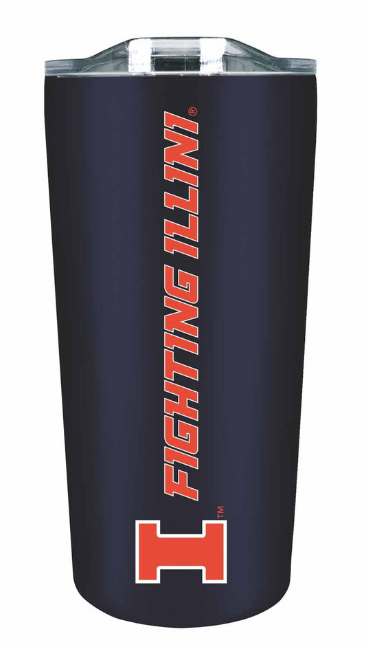 Illinois Fighting Illini NCAA Stainless Steel Tumbler perfect for Gameday - Navy