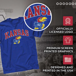 Kansas Jayhawks NCAA Adult Gameday Cotton T-Shirt - Royal