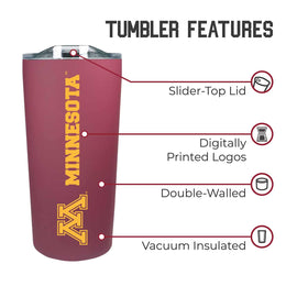 Minnesota Golden Gophers NCAA Stainless Steel Tumbler perfect for Gameday - Maroon