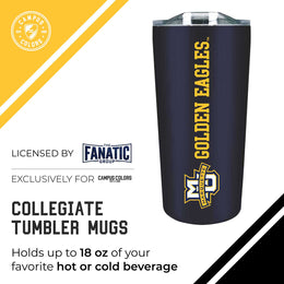 Marquette Golden Eagles NCAA Stainless Steel Tumbler perfect for Gameday - Navy