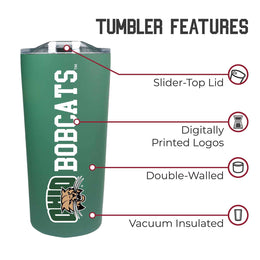 Ohio Bobcats NCAA Stainless Steel Tumbler perfect for Gameday - Green
