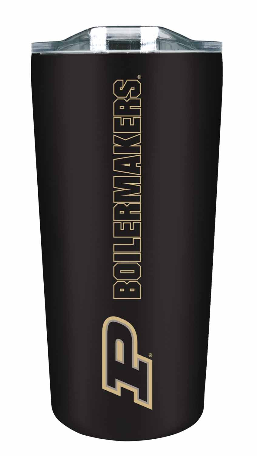 Purdue Boilermakers NCAA Stainless Steel Tumbler perfect for Gameday - Black