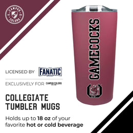 South Carolina Gamecocks NCAA Stainless Steel Tumbler perfect for Gameday - Maroon
