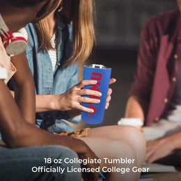 SMU Mustangs NCAA Stainless Steel Tumbler perfect for Gameday - Royal