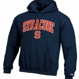 Syracuse Orange Champion Adult Tackle Twill Hooded Sweatshirt - Navy
