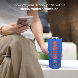 Florida Gators NCAA Stainless Steel Tumbler perfect for Gameday - Royal