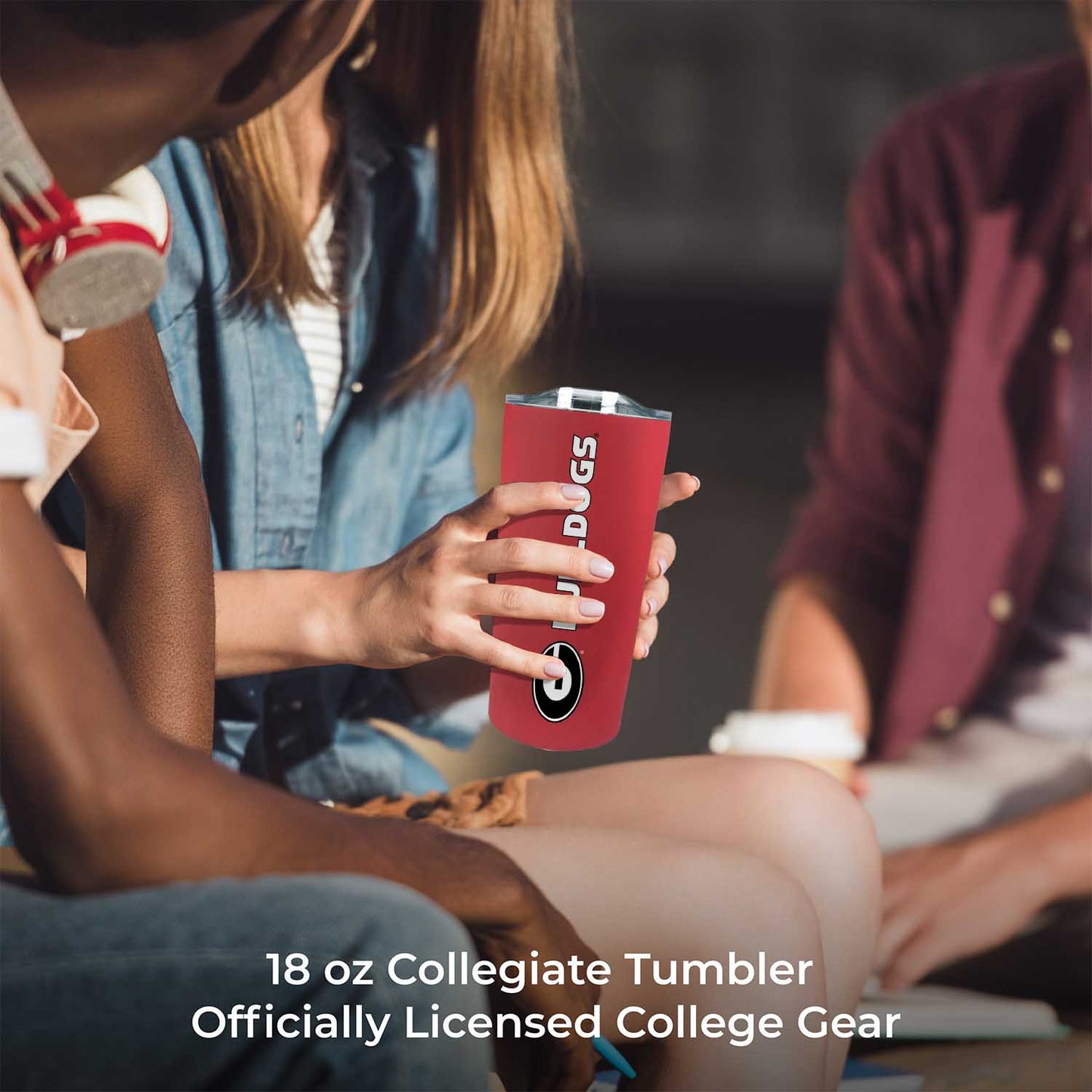 Georgia Bulldogs NCAA Stainless Steel Tumbler perfect for Gameday - Red