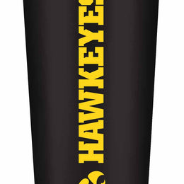 Iowa Hawkeyes NCAA Stainless Steel Tumbler perfect for Gameday - Black