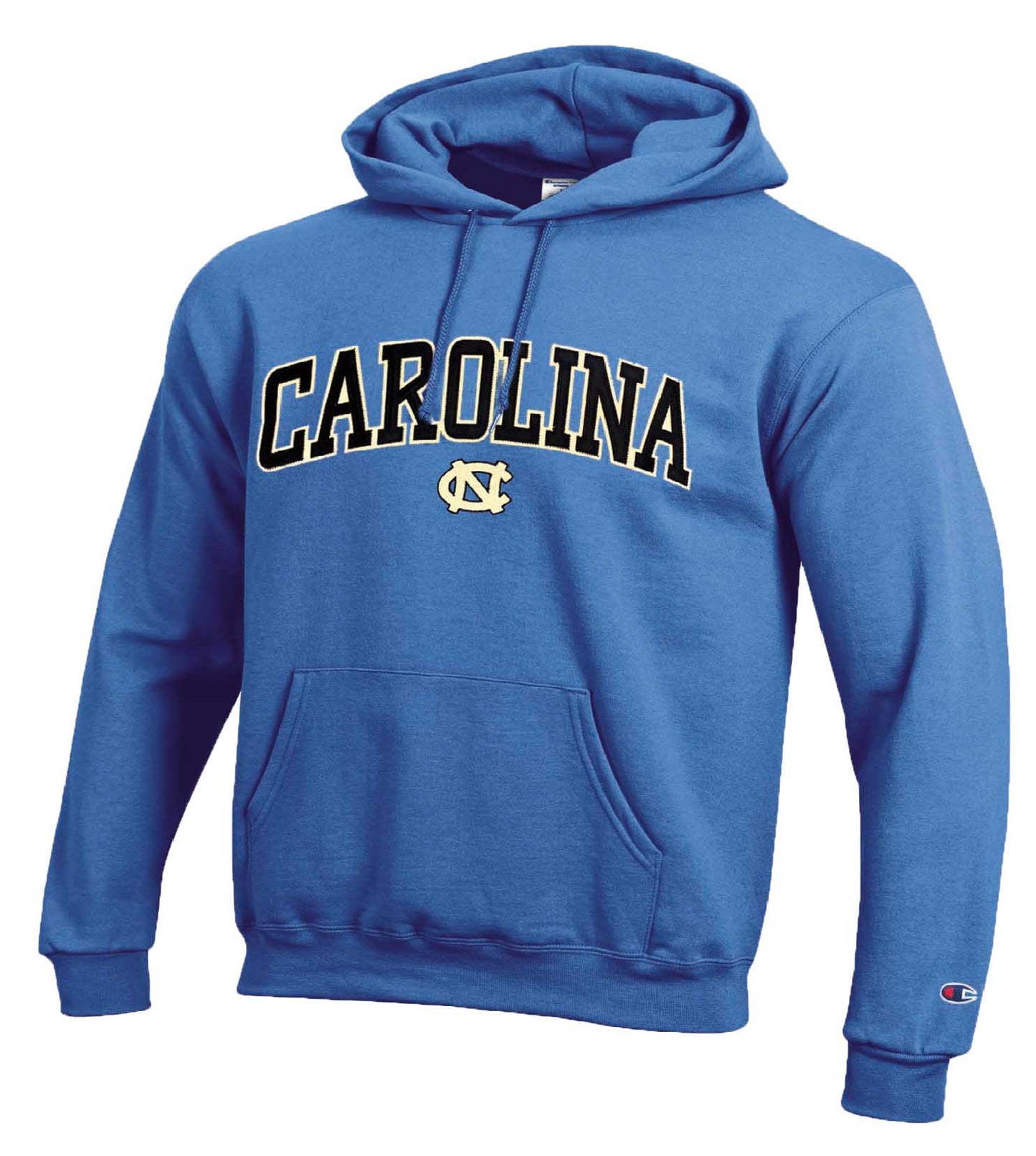 North Carolina Tar Heels Champion Adult Tackle Twill Hooded Sweatshirt - Light Blue