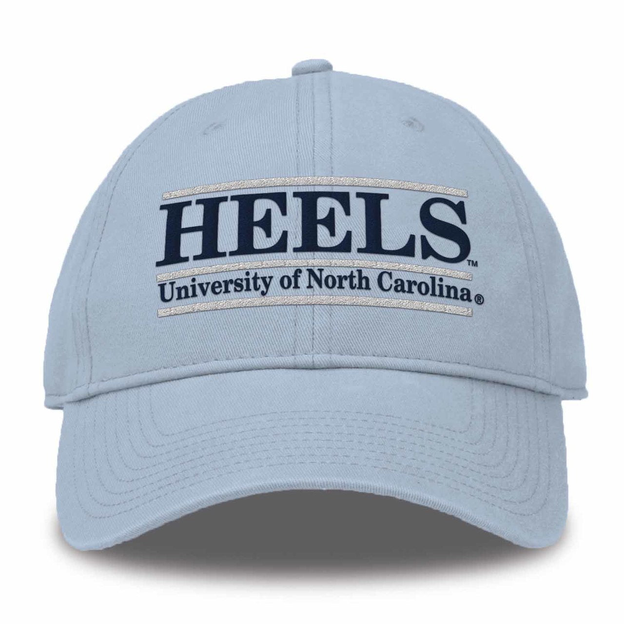 North Carolina Tar Heels Adult Team Color Bar Logo Adjustable Hat - Carolina Blue