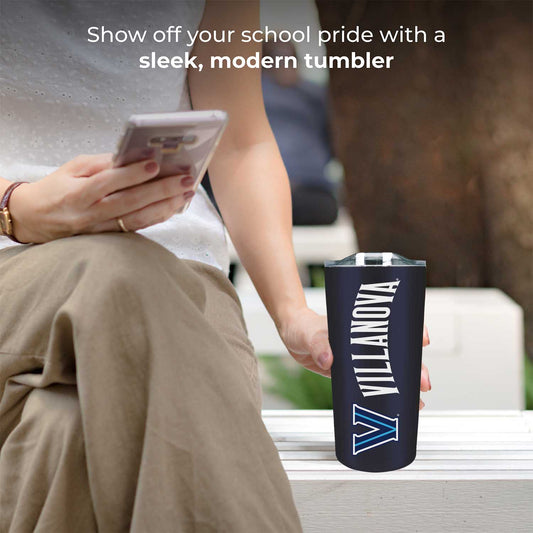 Villanova Wildcats NCAA Stainless Steel Tumbler perfect for Gameday - Navy
